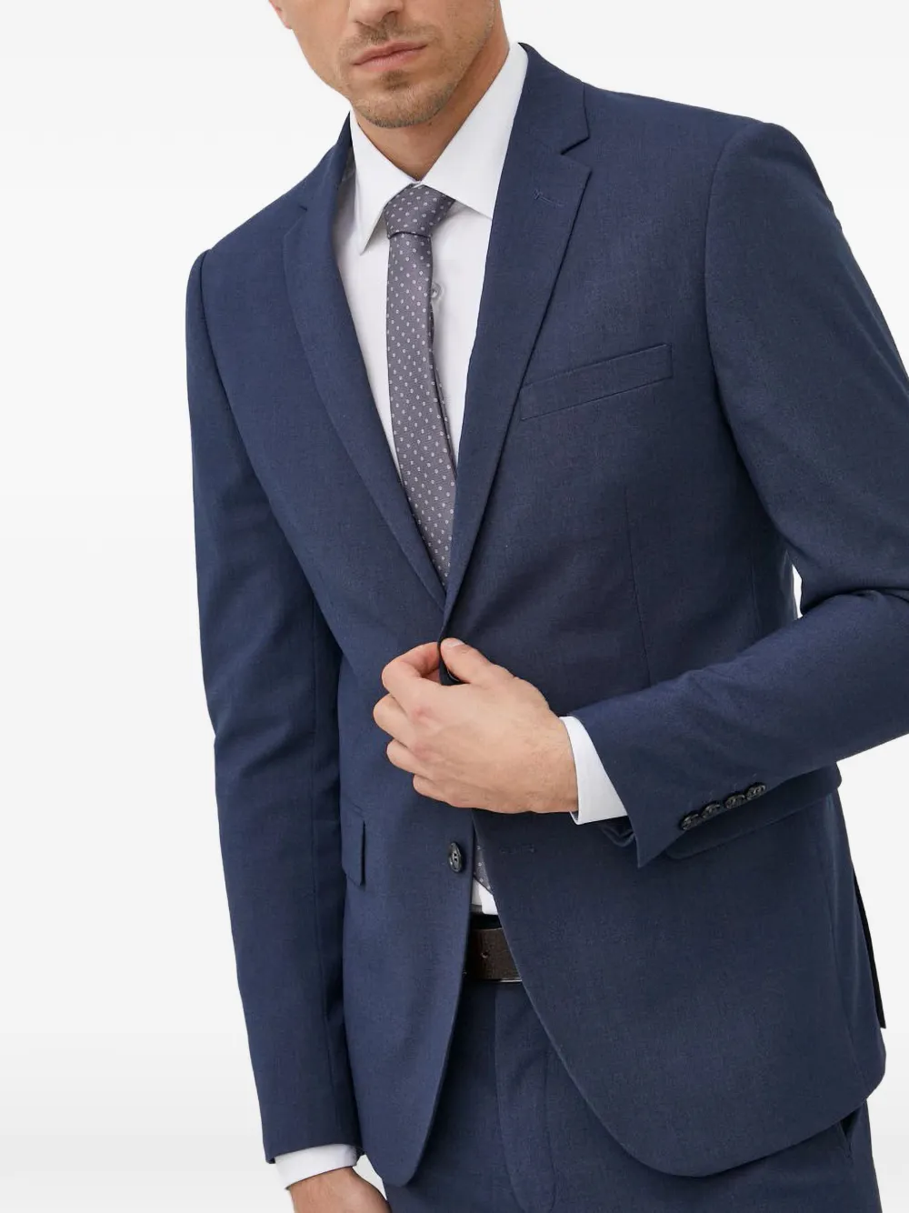 Lindbergh Pak met enkele rij knopen Blauw