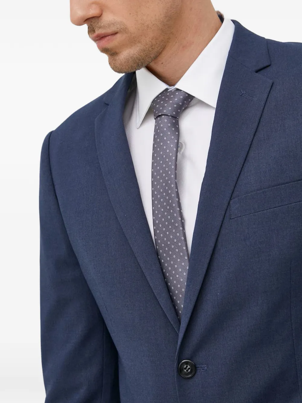 Lindbergh Pak met enkele rij knopen Blauw
