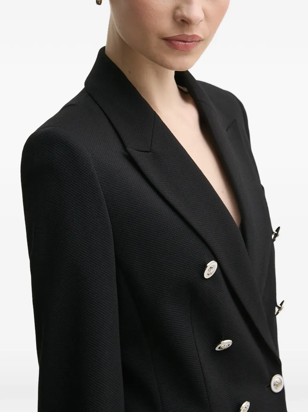  Marc Aurel High-waist Cropped Trousers - Black 