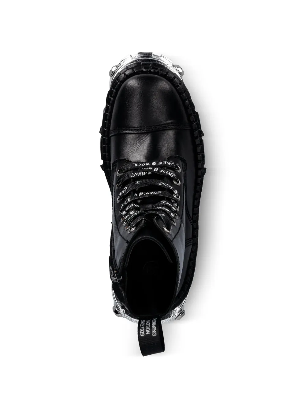 NEW ROCK M-WALL083C-S4 laarzen met plateauzool Zwart