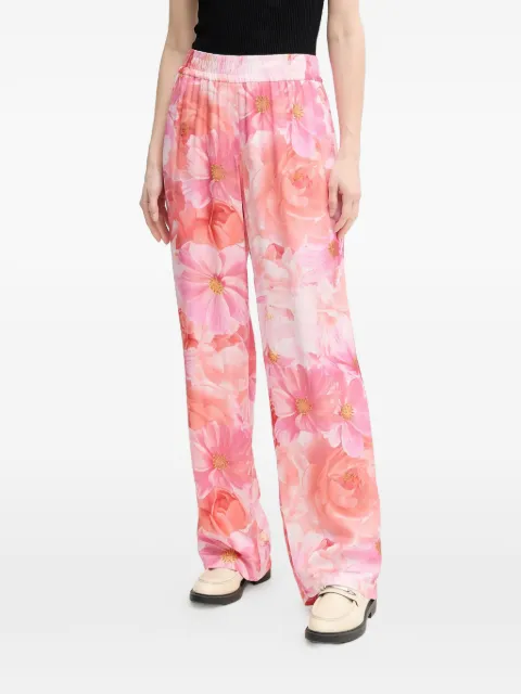 Marc Aurel floral-print trousers