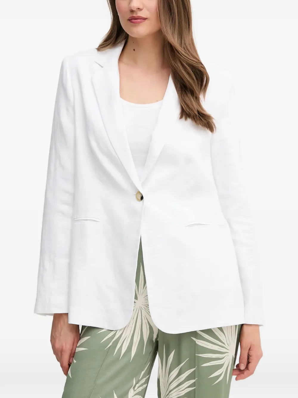 OUI button-up blazer - Bianco