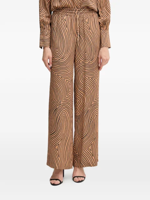Marc Aurel patterned trousers