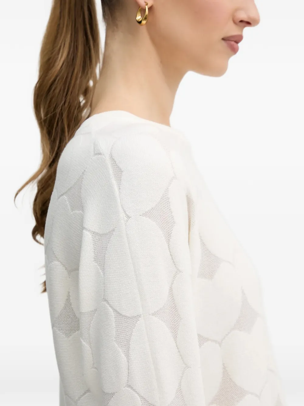 Heart-Pattern Sweater