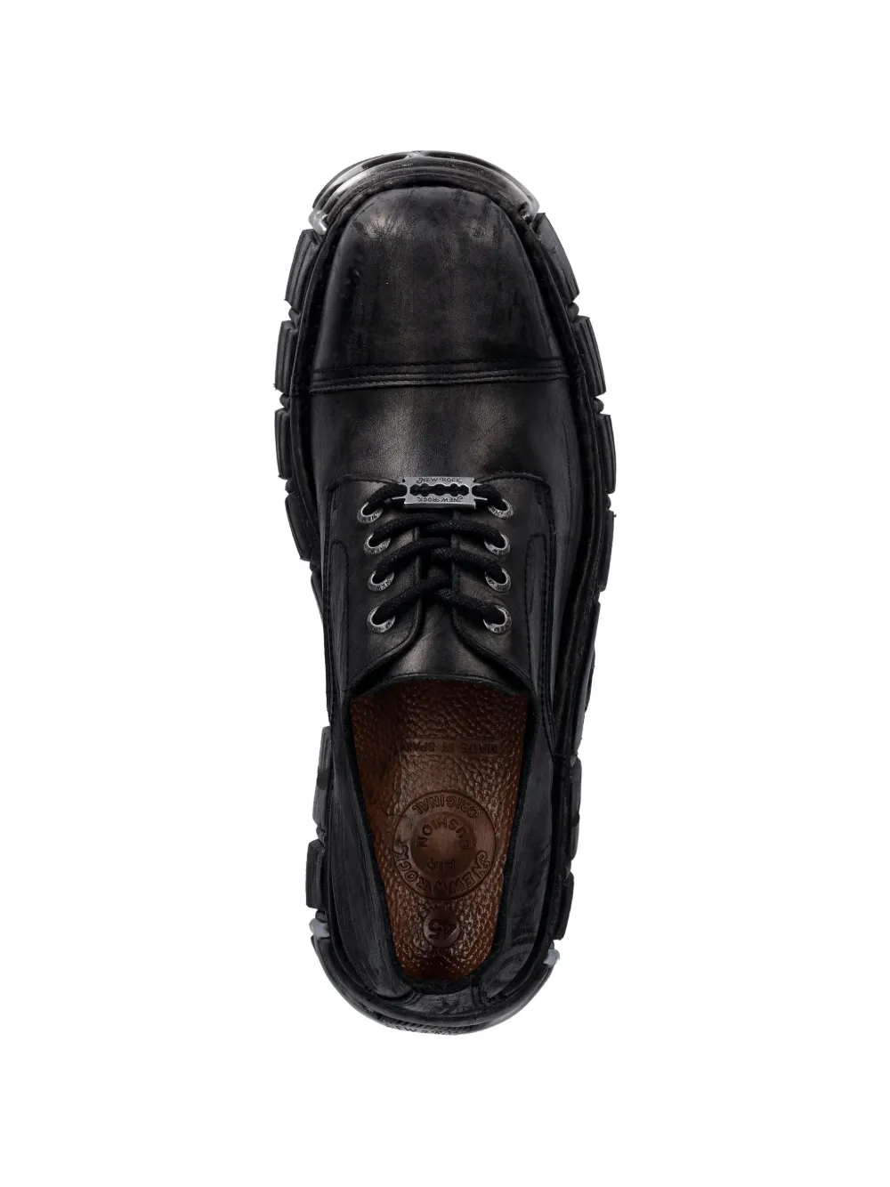 NEW ROCK Laarzen met platform zool Zwart