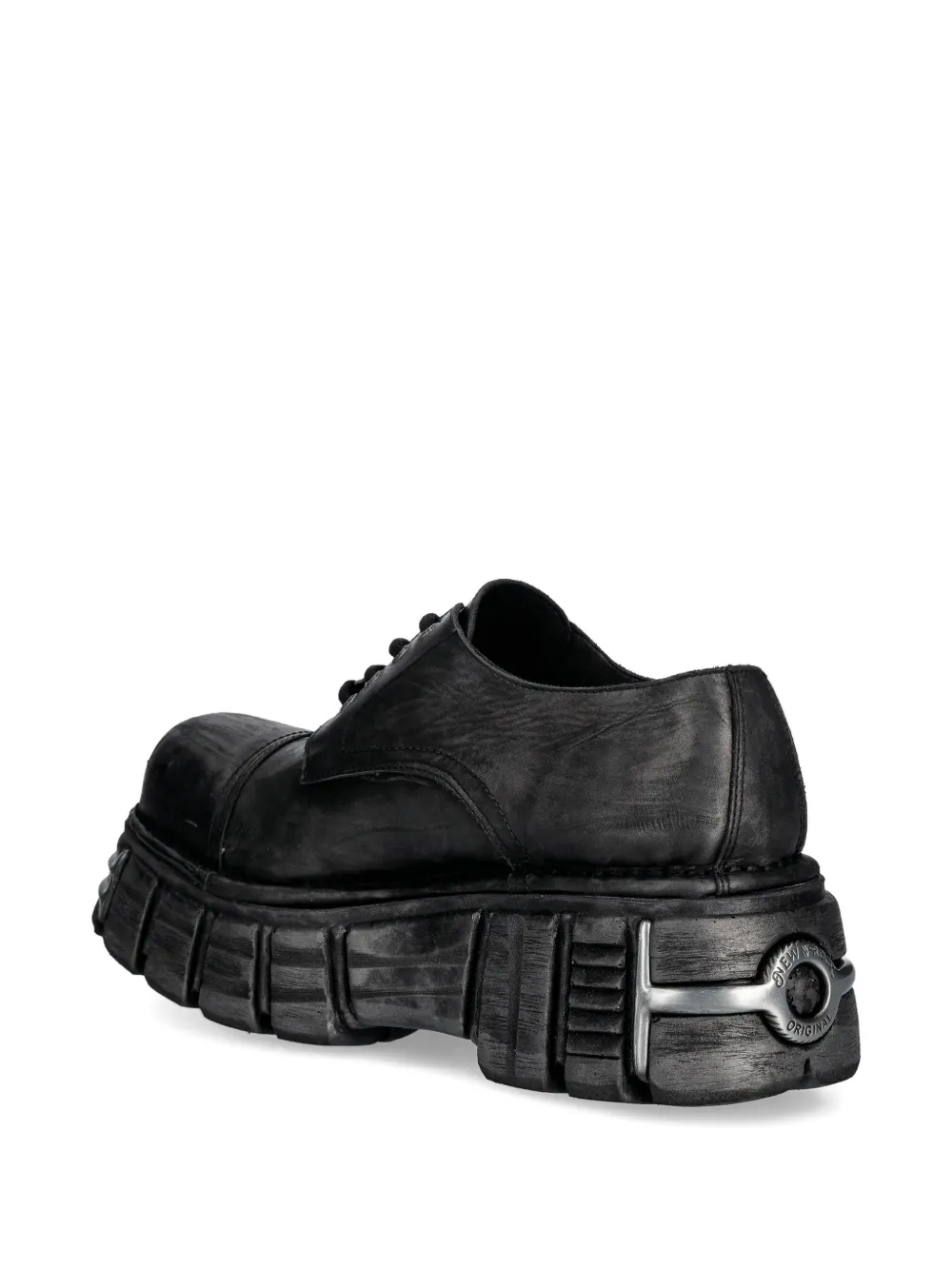 NEW ROCK Laarzen met platform zool Zwart