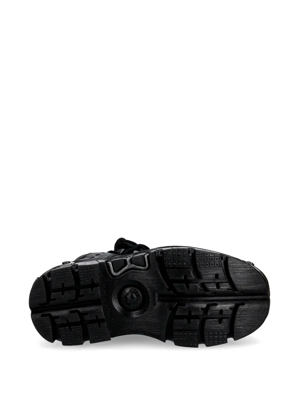 NEW ROCK M-WALL106-S10 laarzen met metalen detail Zwart