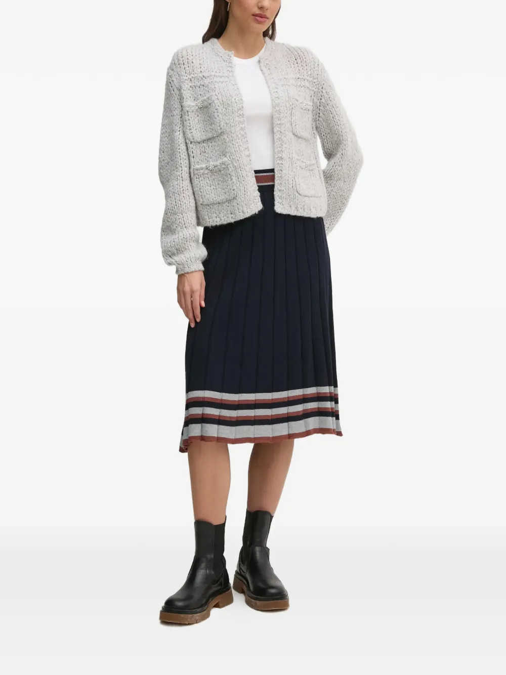 Pocket Embellished Knitwear