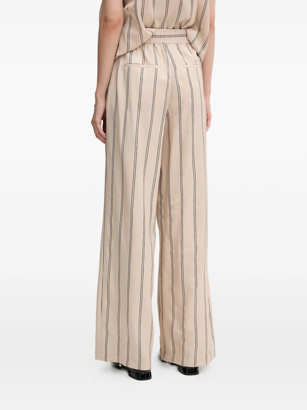  Marc Aurel Striped Trousers - Neutrals 
