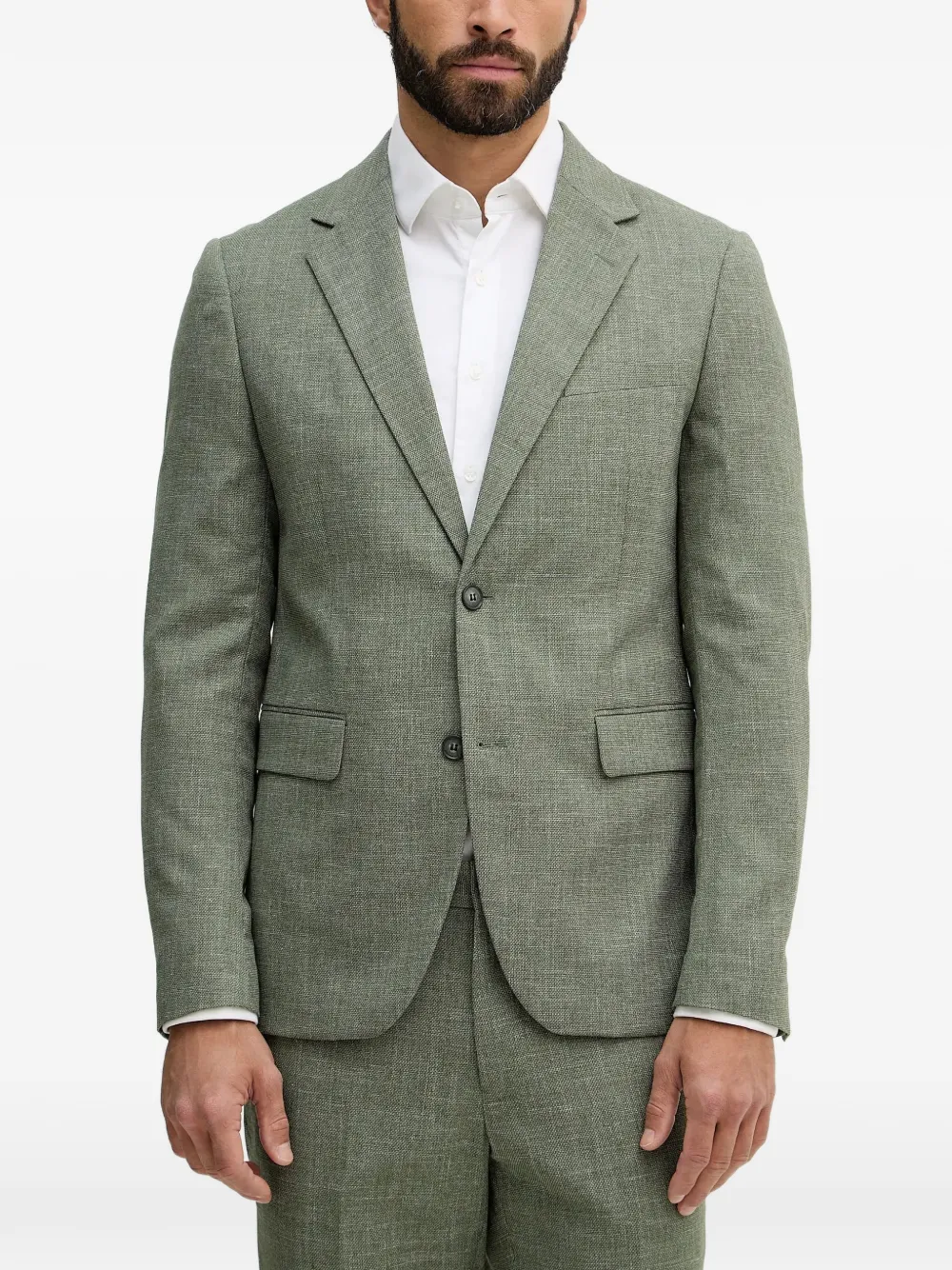 Lindberg buttoned tailored suit - Verde