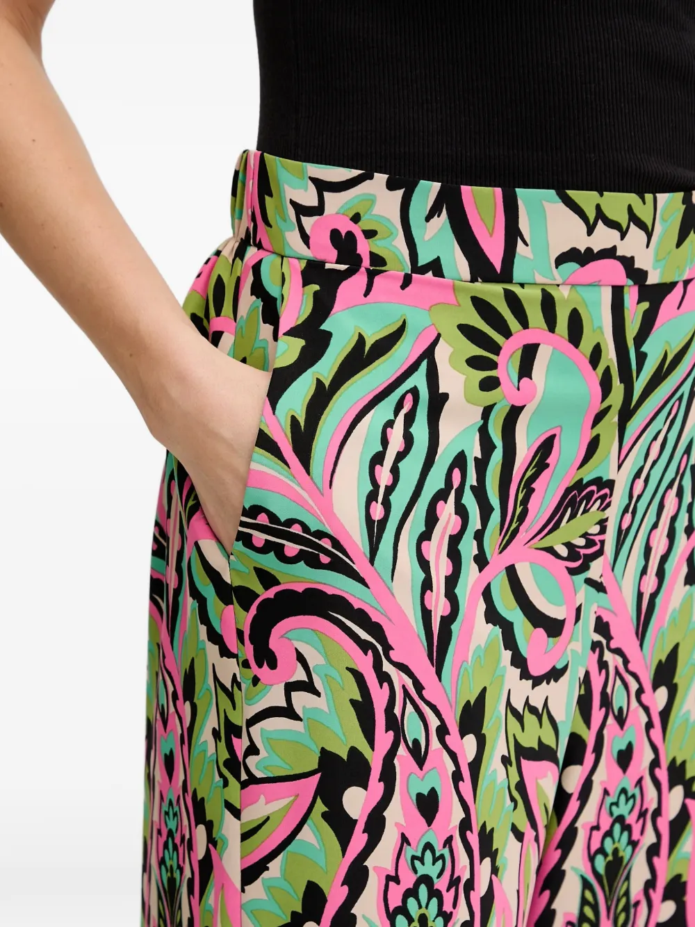 Joseph Ribkoff Broek met bloemenprint Groen