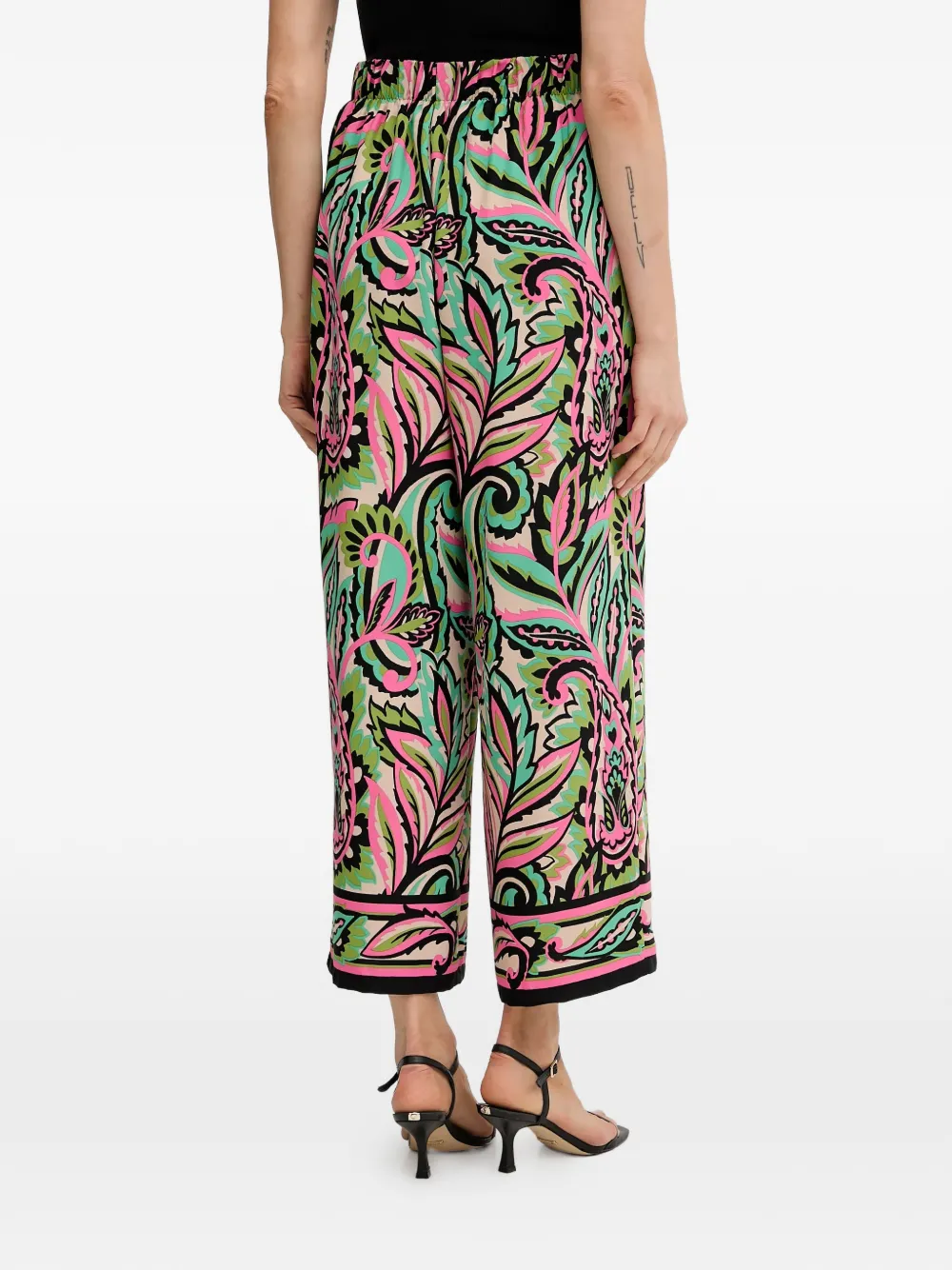 Joseph Ribkoff Broek met bloemenprint Groen