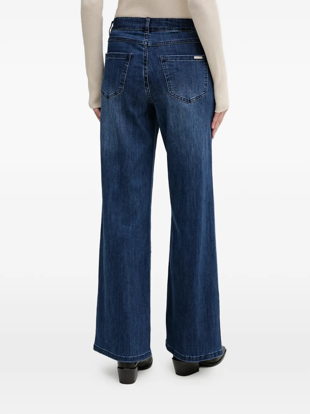  Joseph Ribkoff Wide-leg Denim Jeans - Blue 