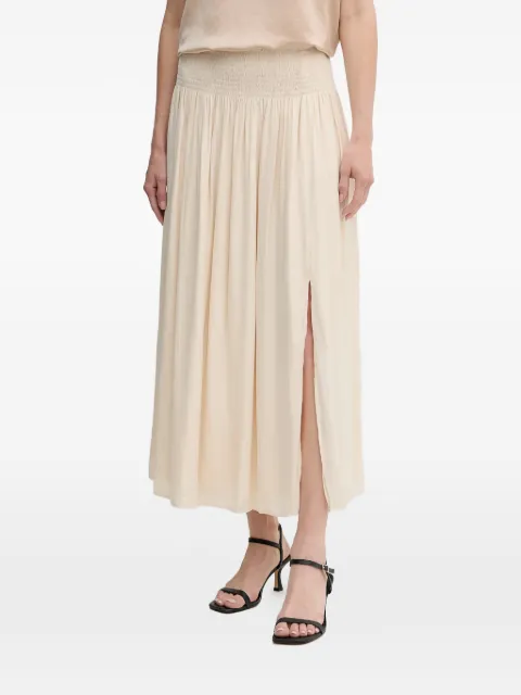 Marc Aurel slit midi skirt