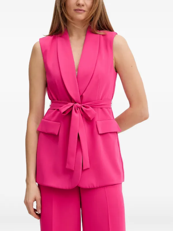 strapless open back dress Joseph Ribkoff cerise dress – Tonia T Boutique main image 1