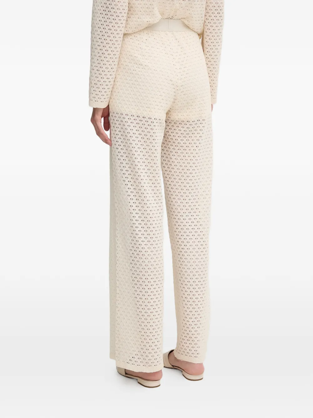  Marc Aurel Openwork-design Trousers - Neutrals 