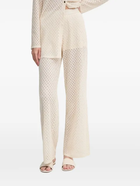 Marc Aurel openwork-design trousers