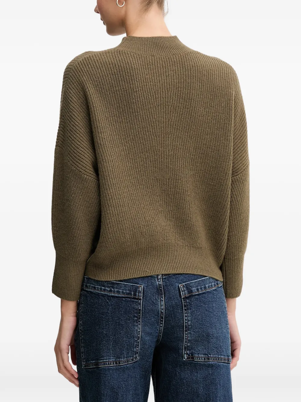  Oui Jersey Con Cuello Alto - Verde 