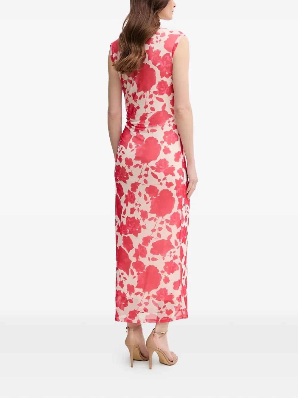  Marc Aurel Floral Gathered Dress 
