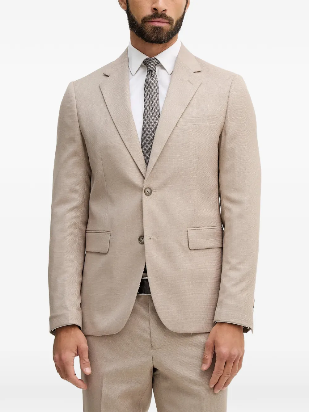Lindberg buttoned suit - Toni neutri