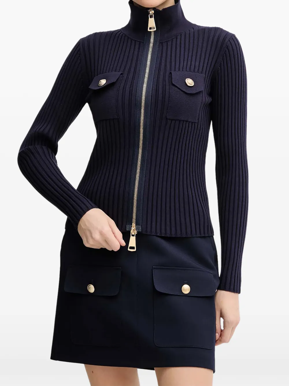 Marc Aurel pocket short skirt - Blu