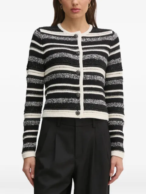OUI striped cardigan