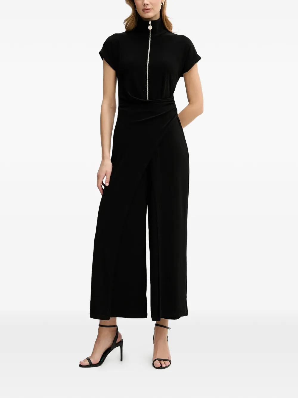 Joseph Ribkoff zip high-neck jumpsuit - Nero