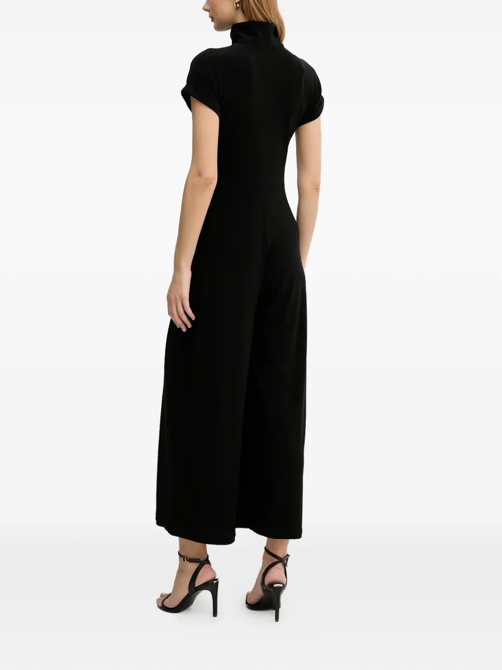  Joseph Ribkoff Zip High-neck Jumpsuit - Black 