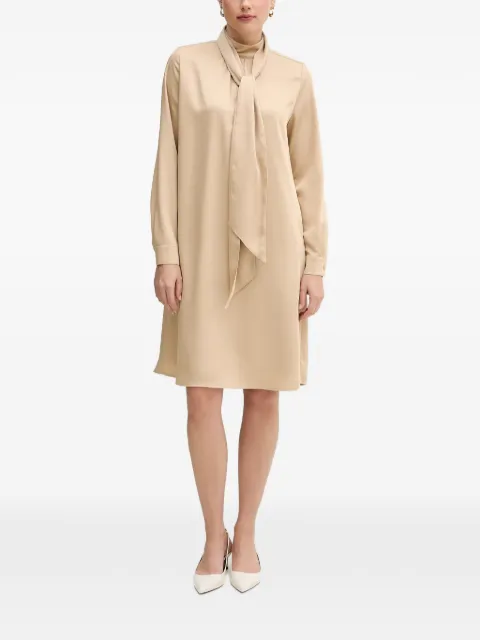 Marc Aurel tie neck dress