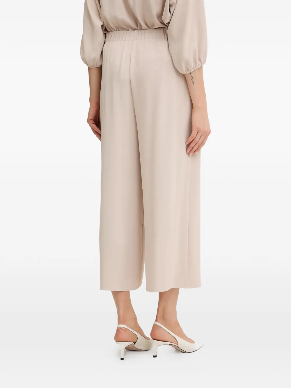  Joseph Ribkoff Cropped Wide-leg Trousers - Neutrals 