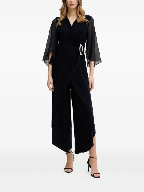 Joseph Ribkoff chiffon-sleeve embellished jumpsuit