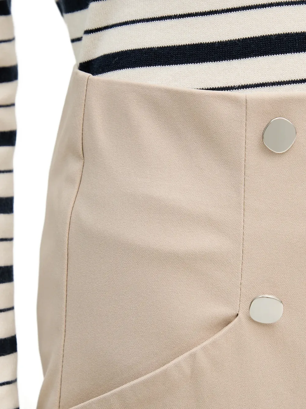 Joseph Ribkoff Broek met knoopdetail Beige