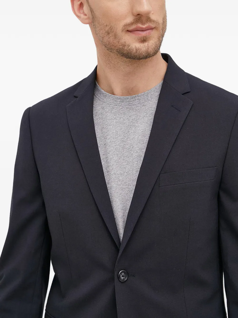 Lindbergh Button-up pak Blauw