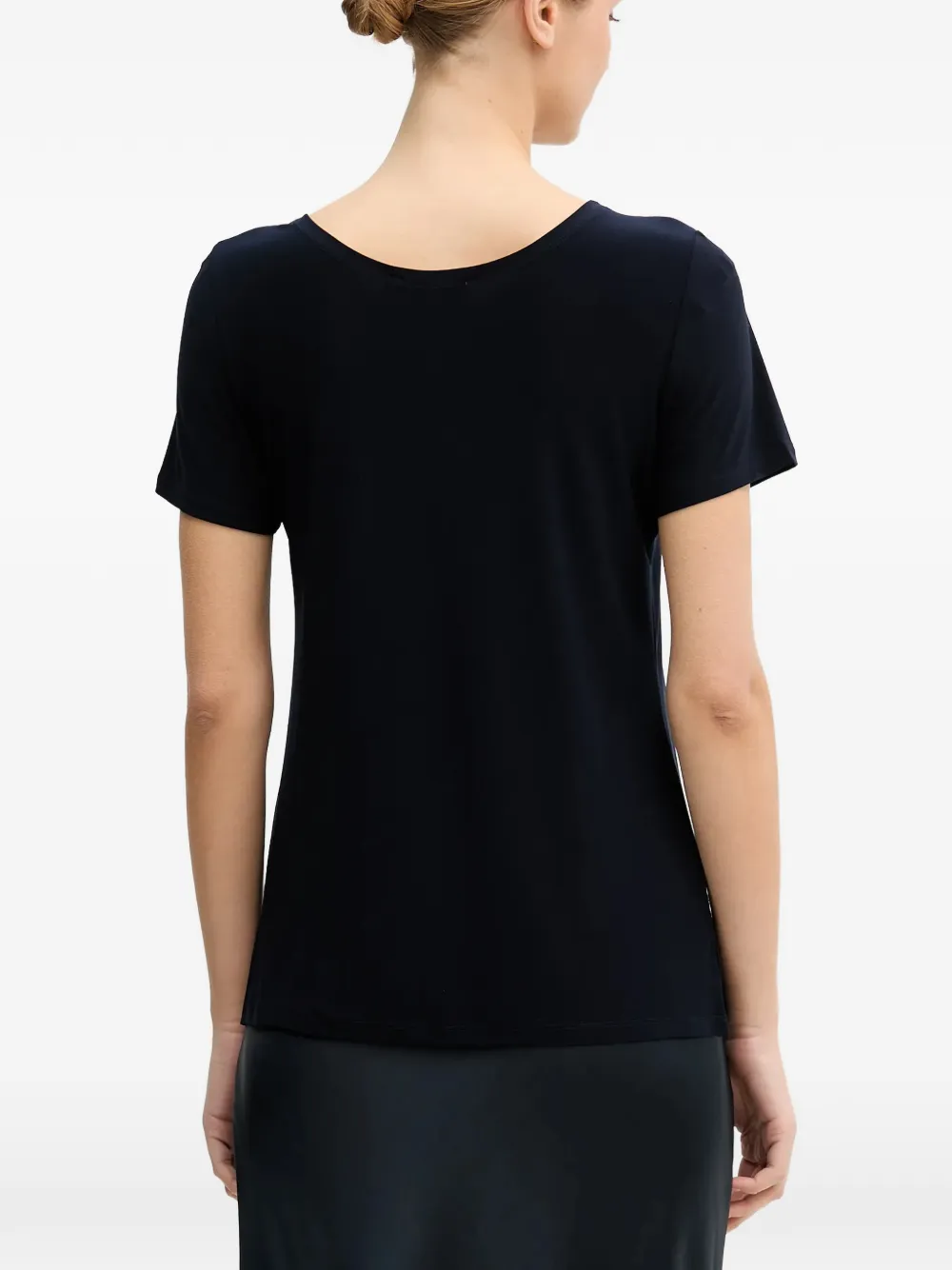  Joseph Ribkoff Button Short-sleeve Top - Blue 