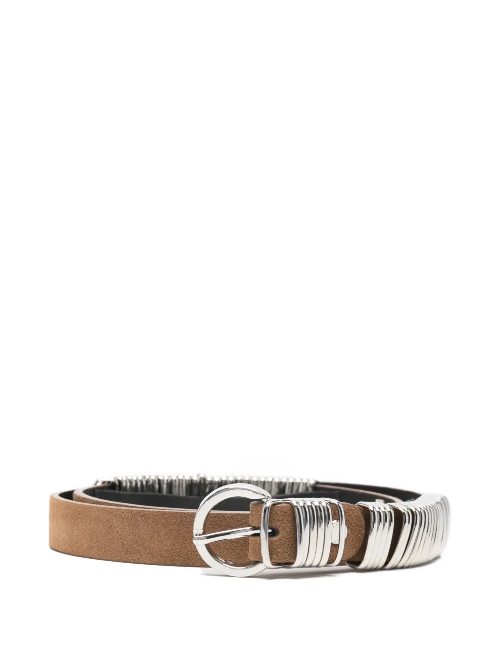 Federica Tosi Ring buckle belt - Marrone