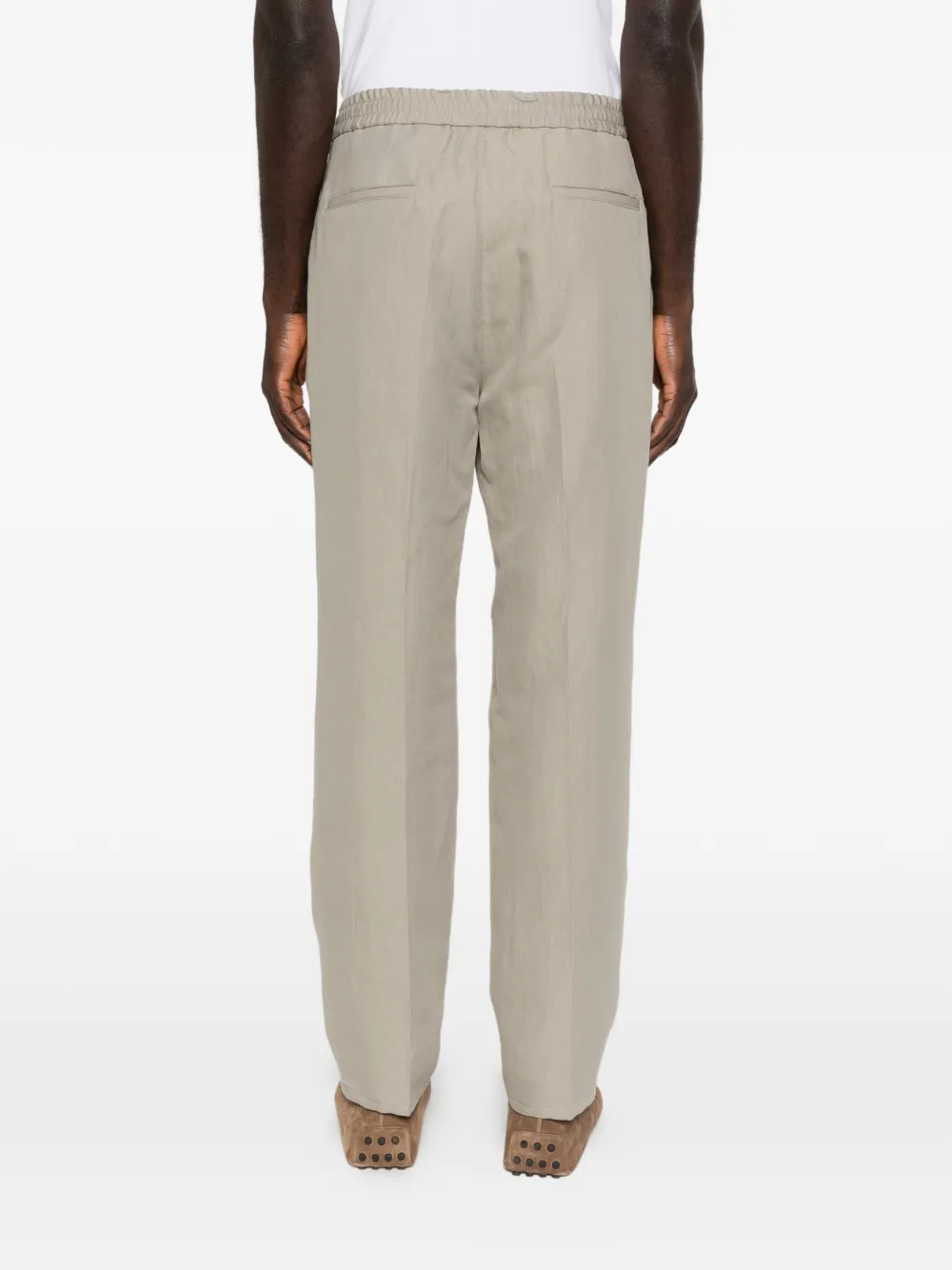 Brunello Cucinelli Plooibroek met trekkoord Beige