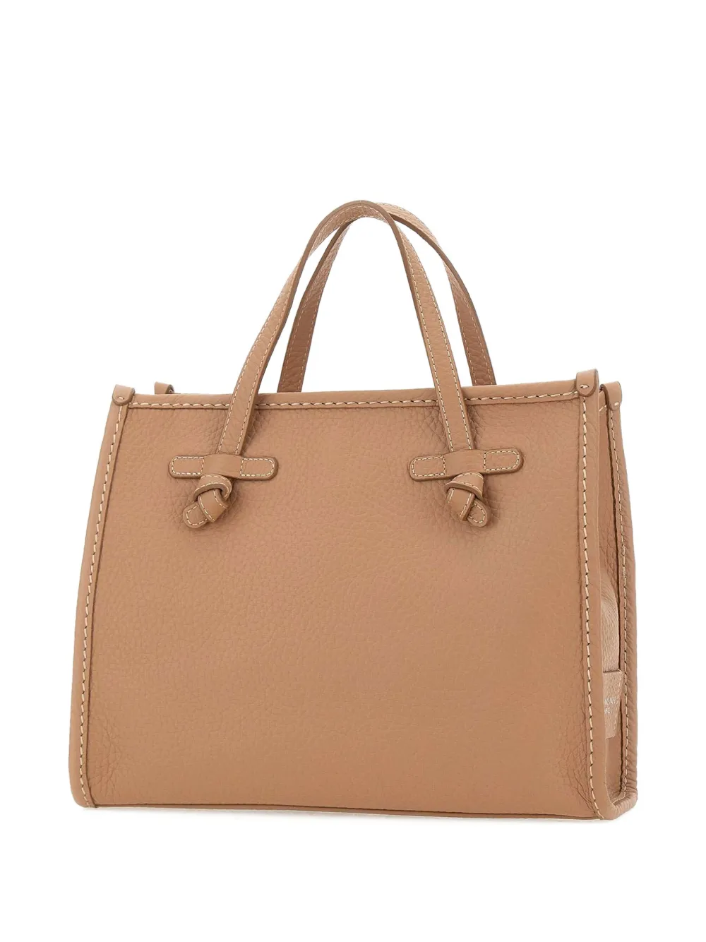  Marcella Club Miss Marcella 32 Leather Tote Bag - Neutrals 