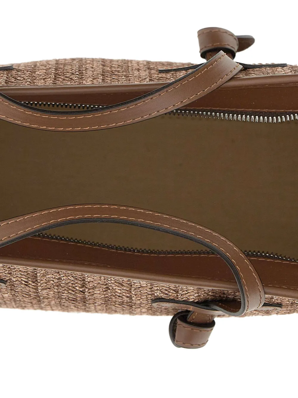 32 Missmarcella Woven Leather Tote Bag