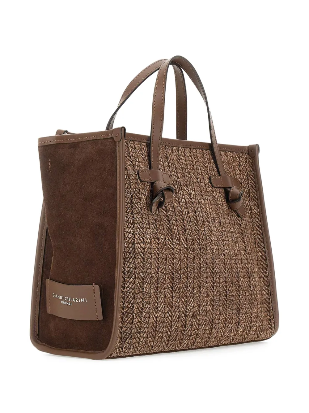 32 Missmarcella Woven Leather Tote Bag