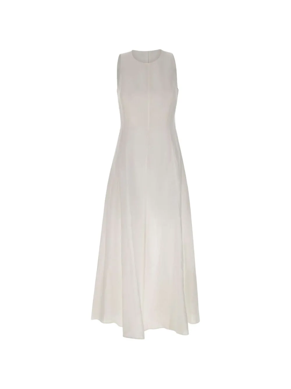 Eleventy sleeveless flared dress - Bianco