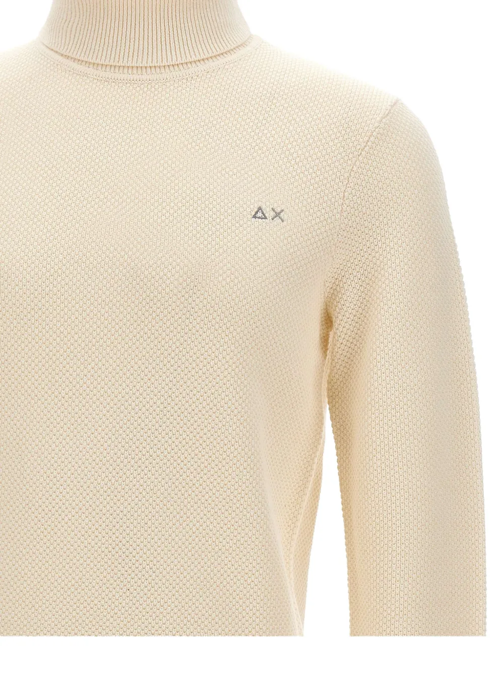 Sun68 Coltrui met geborduurd logo Beige