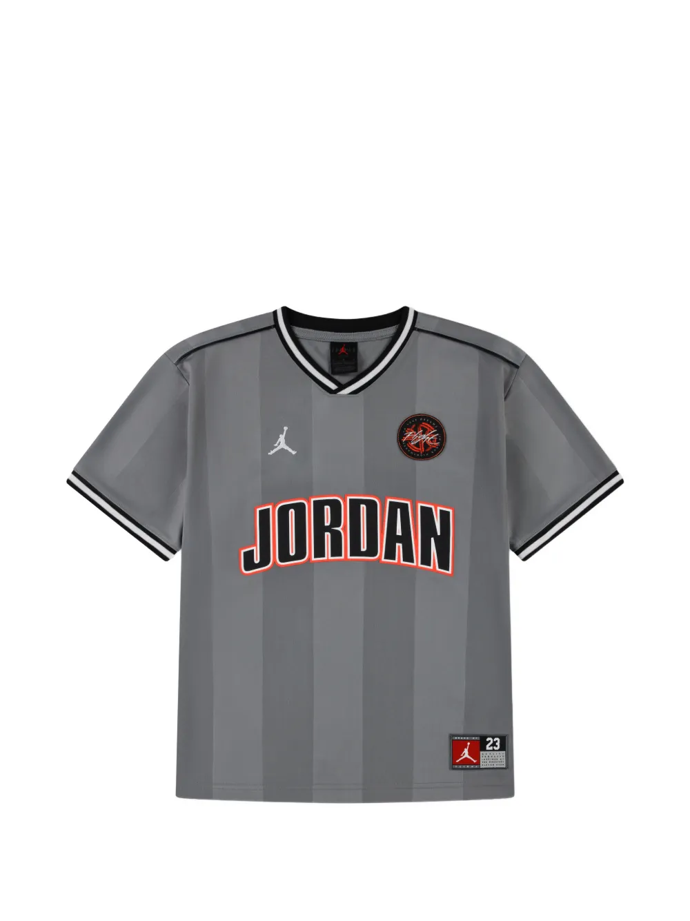Jordan Kids logo-detail T-shirt - Grigio