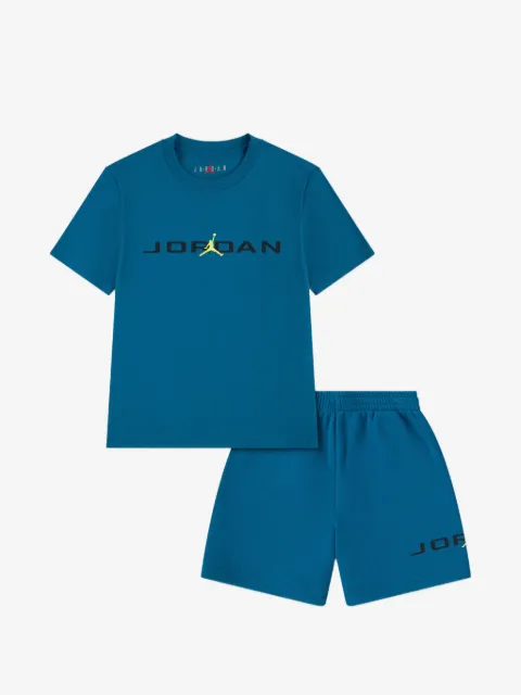 Jordan Kids logo-detail shorts set (set of two)