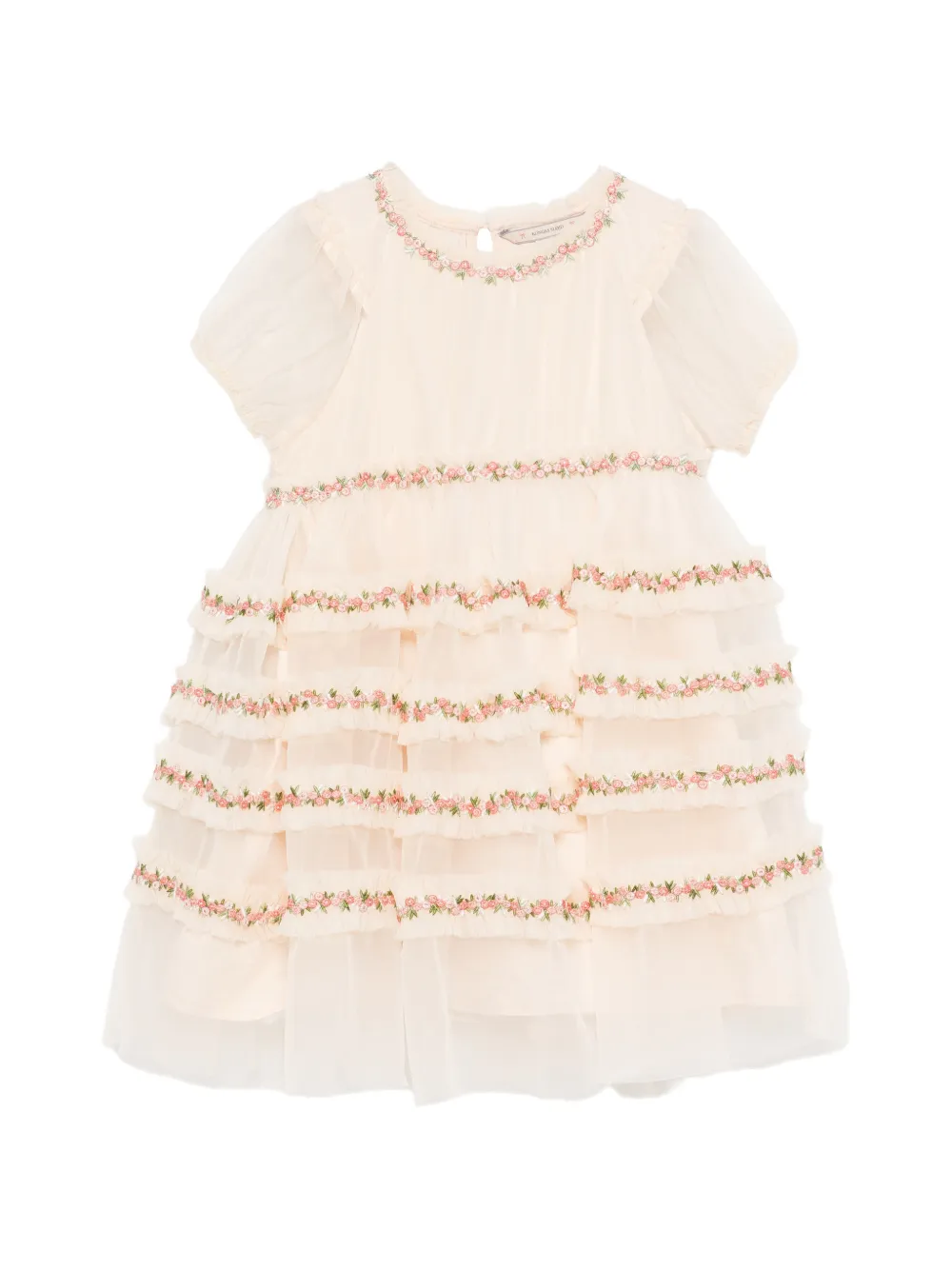 Konges Sløjd Joelle ruffled floral dress - Toni neutri