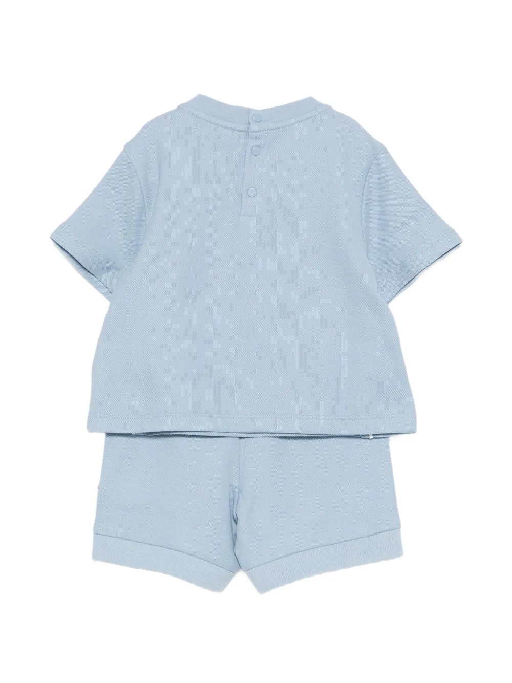 Emporio Armani Kids logo-patch Shorts Set | Blue | FARFETCH