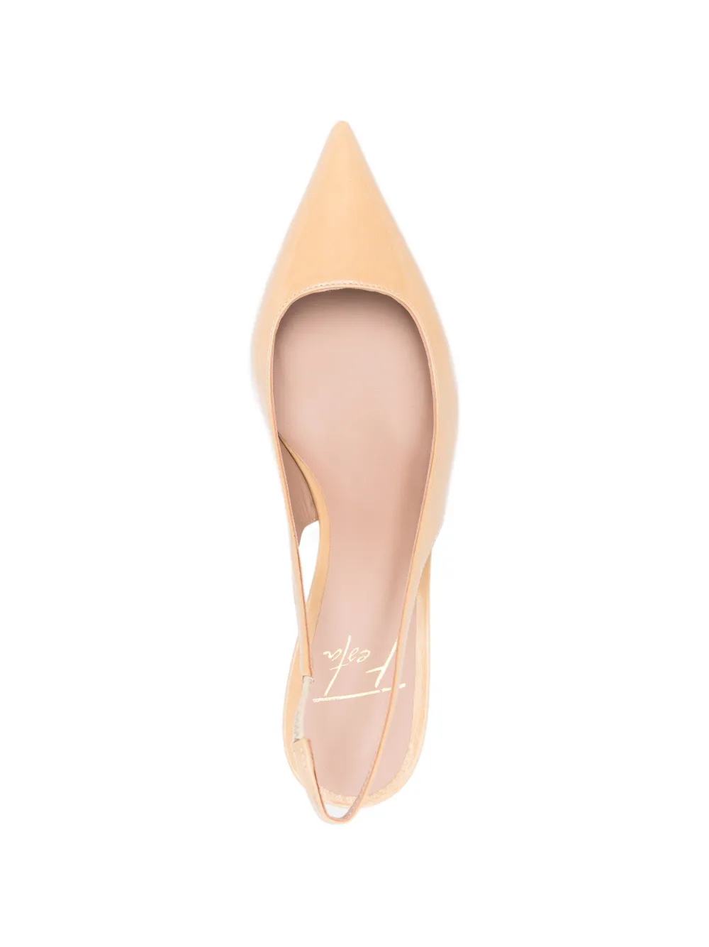 Festa Milano Dalilas leren pumps Beige