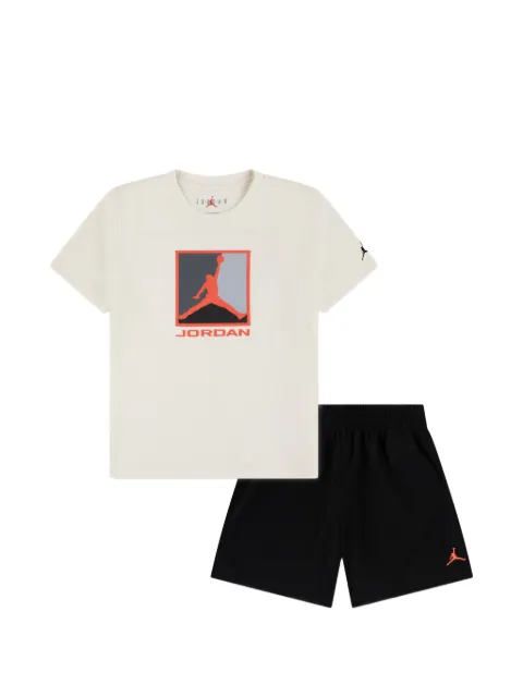 Jordan Kids crew-neck shorts set (set of two)