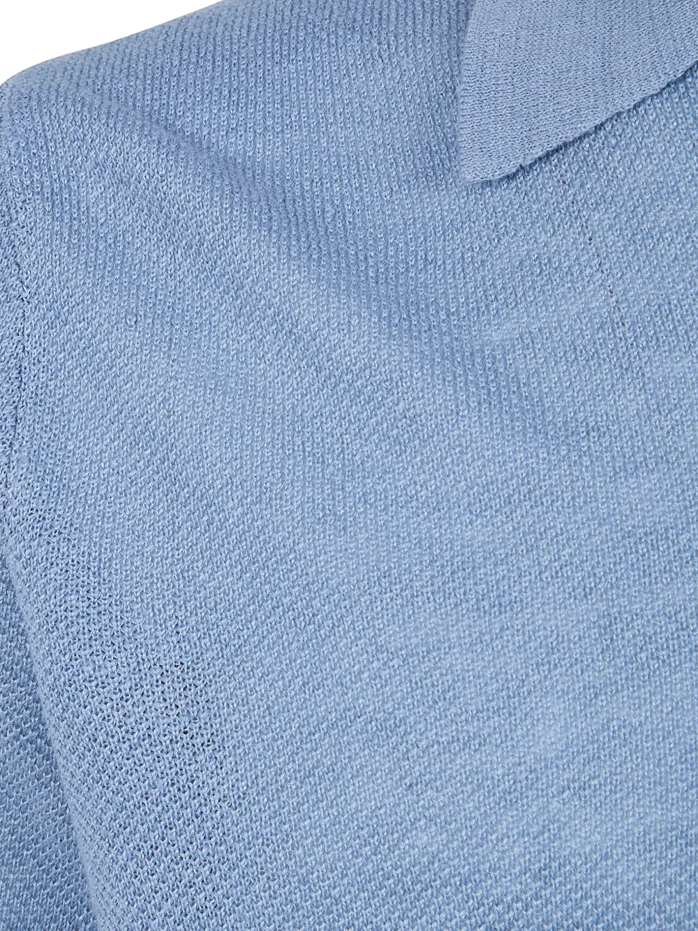  Nuur Polo-collar T-shirt - Blue 