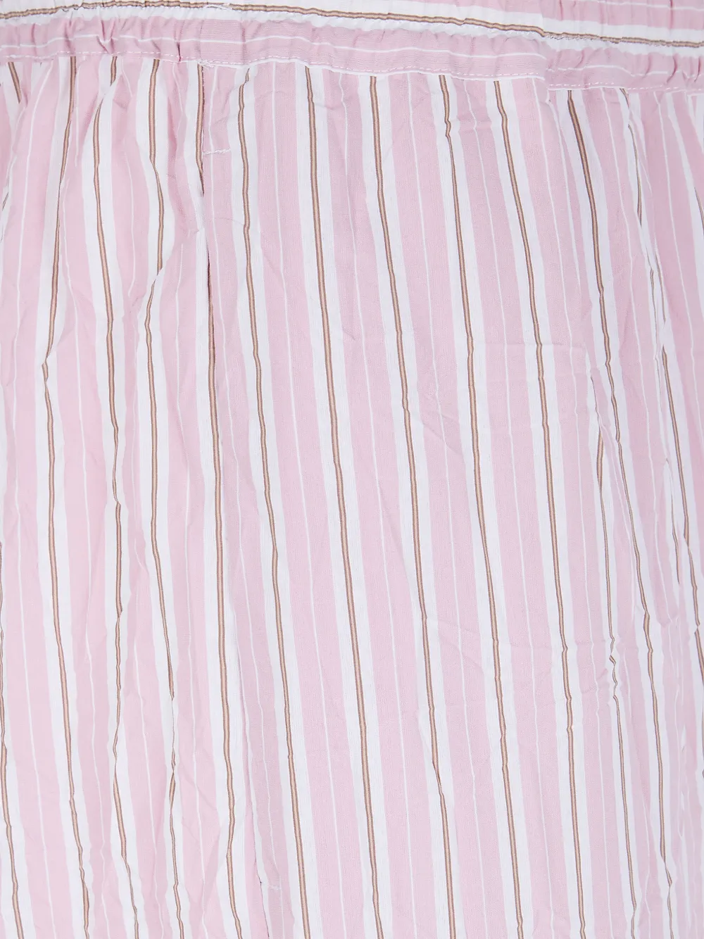  Nuur Striped-pattern Trousers - Pink 