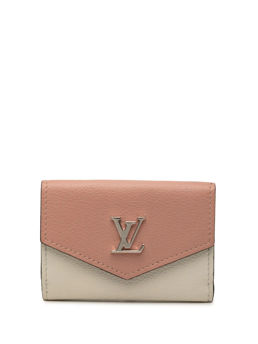 Louis Vuitton Pre-Owned 2019 Leather Lockmini Wallet small wallets - Rosa